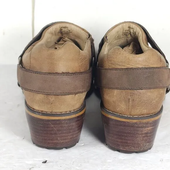 Red Wing Shoes Women's US 11M Brown Leather Harness Slip On Ankle Boots