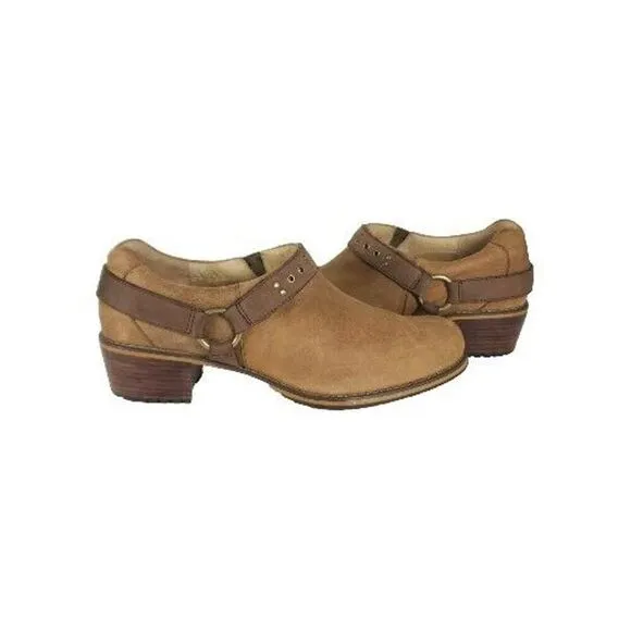 Red Wing Shoes Women's US 11M Brown Leather Harness Slip On Ankle Boots