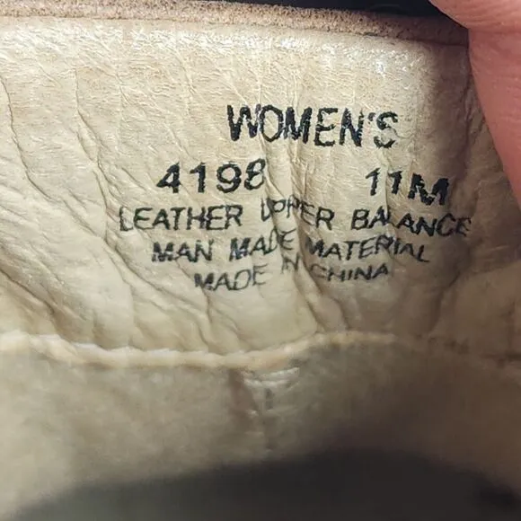 Red Wing Shoes Women's US 11M Brown Leather Harness Slip On Ankle Boots