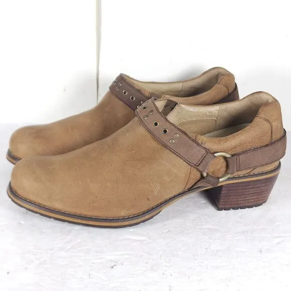 Red Wing Shoes Women's US 11M Brown Leather Harness Slip On Ankle Boots