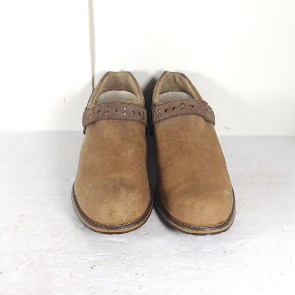 Red Wing Shoes Women's US 11M Brown Leather Harness Slip On Ankle Boots