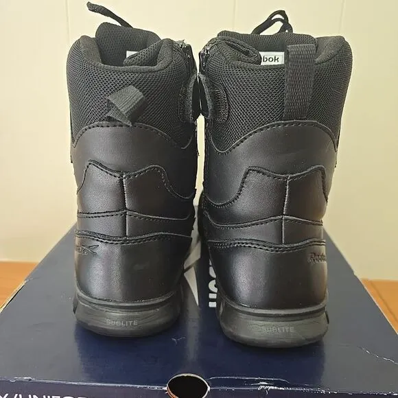 REEBOK WOMEN'S 7.5 SUBLITE CUSHION TACTICAL 8&quot; WATER PROOF ZIP BOOTS RB806