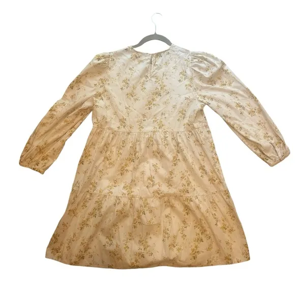 Reformation Beckett Floral-Print Organic‎ Cotton-Blend Mini Dress