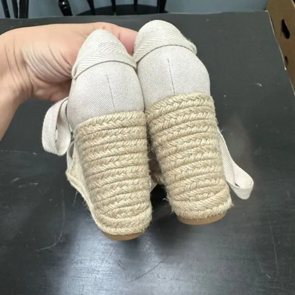 Reformation Espadrille Wedge Closed Toe Shoes 6.5