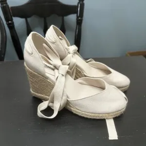 Reformation Espadrille Wedge Closed Toe Shoes 6.5