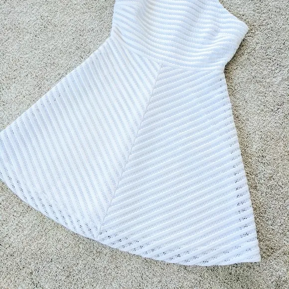 Resort White Crochet Stripe Knit Megyn Dress Lilly Pulitzer NWT