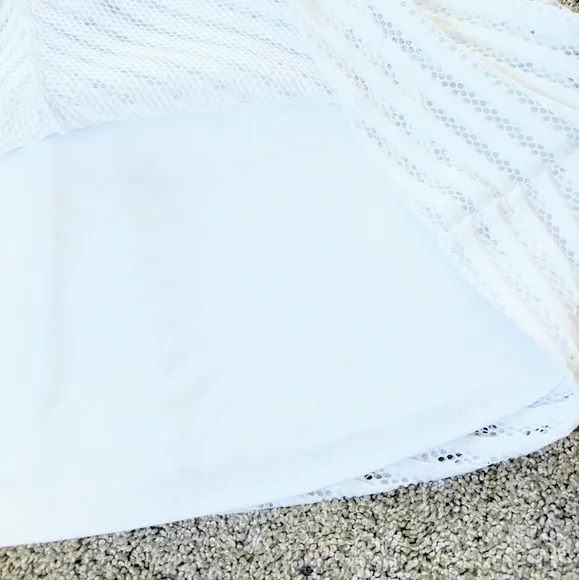 Resort White Crochet Stripe Knit Megyn Dress Lilly Pulitzer NWT