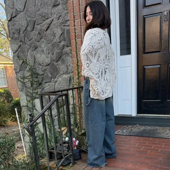 Retro Chic Loose fit wide leg Baggy Jeans
