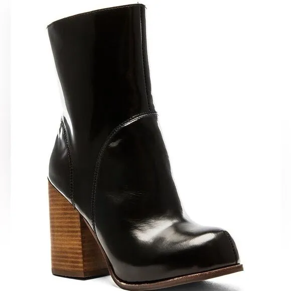 REVOLVE Jeffrey Campbell Hanger Hi Shaft Heeled Boots in Black Women's Size 10