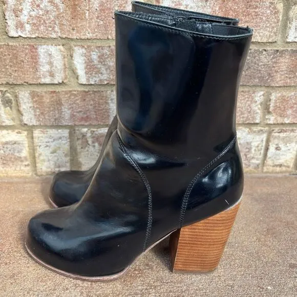 REVOLVE Jeffrey Campbell Hanger Hi Shaft Heeled Boots in Black Women's Size 10