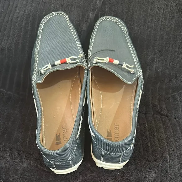 Riomar Men The Waterman Boat Loafer Slip On Driving Shoe Blue Size 15