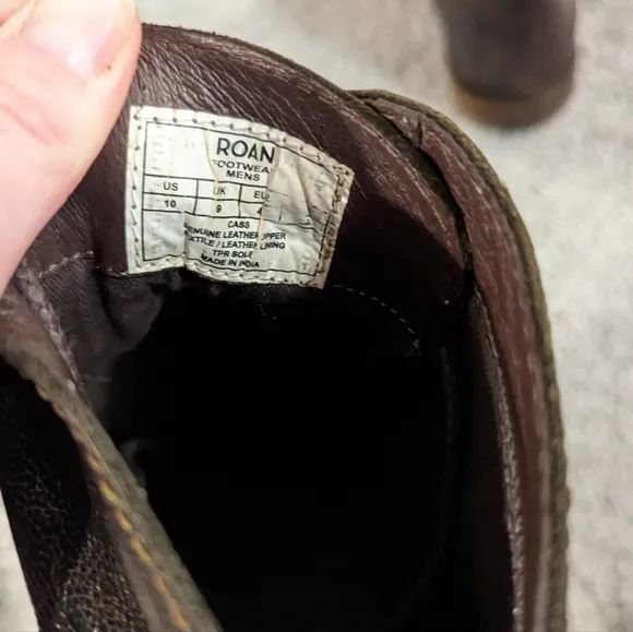 Roan by Bed Stu Cass Brown Leather Chukka Boots sz 10