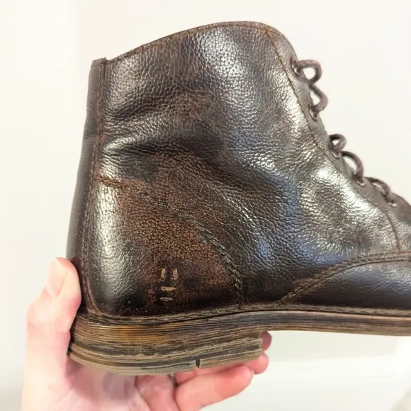 Roan by Bed Stu Cass Brown Leather Chukka Boots sz 10