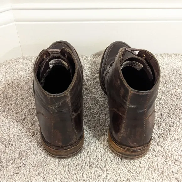 Roan by Bed Stu Cass Brown Leather Chukka Boots sz 10