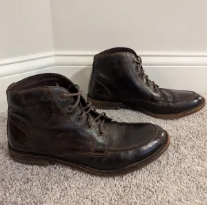 Roan by Bed Stu Cass Brown Leather Chukka Boots sz 10