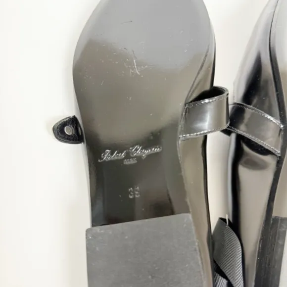 Robert Clergerie x Self Portrait Black Pointed Toe Flats Size 39