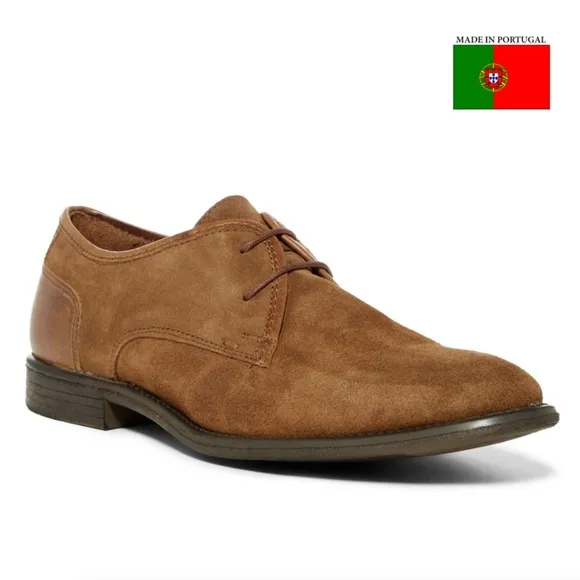Robert Wayne Men's Rust Suede Chukka Derby