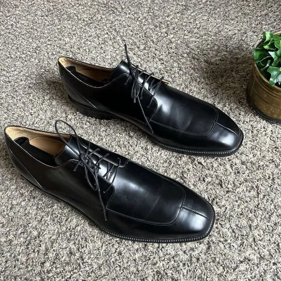 Rockport APM12351 Men Lace-Up Leather Split Toe Dress Oxford Derby Size US 16 M