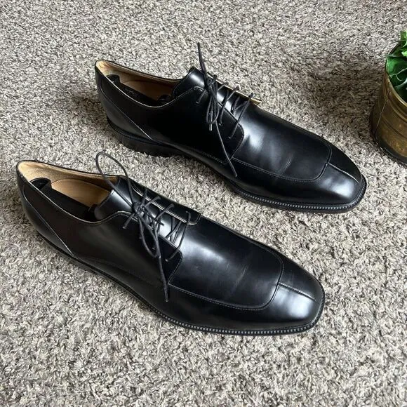 Rockport APM12351 Men Lace-Up Leather Split Toe Dress Oxford Derby Size US 16 M