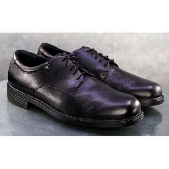 Rockport Margin Men's Oxford Dress Shoes Size 13 Leather Black EUC K71224