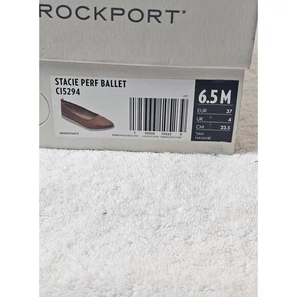 Rockport Stacie perforated ballet flats Nwb