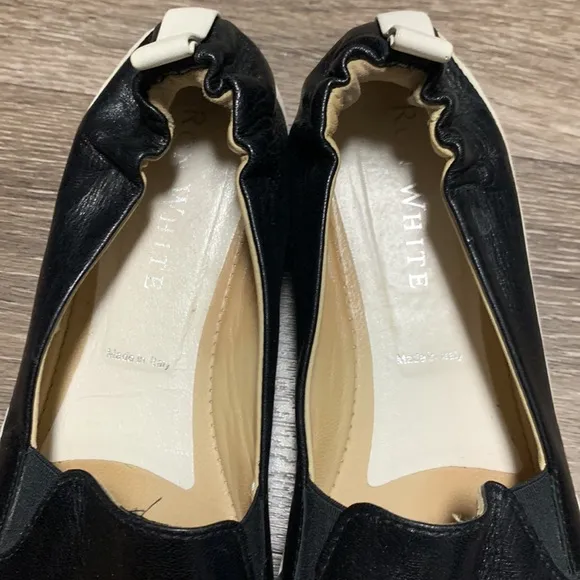Ron White Leather Slip-On Shoes