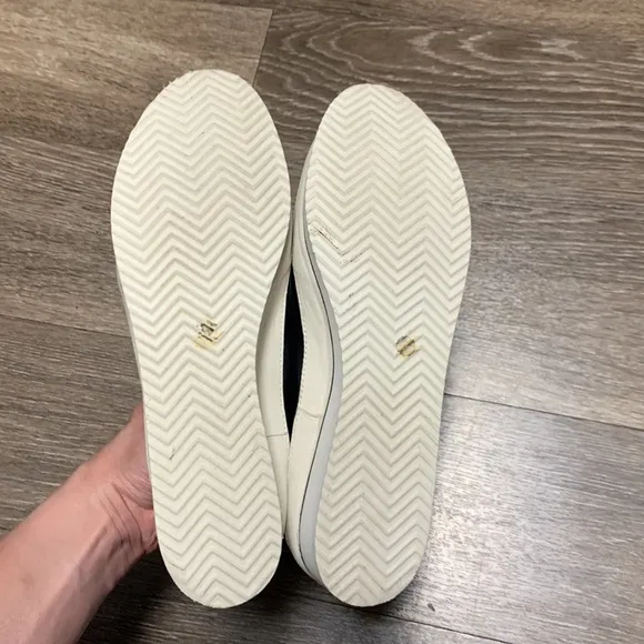 Ron White Leather Slip-On Shoes