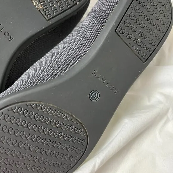 Rothy's Black Pointed Toe Flats