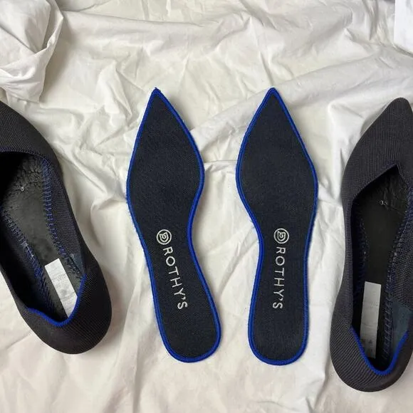 Rothy's Black Pointed Toe Flats