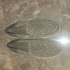 ROTHYS CHEETAH PRINT SLIP ON SHOES