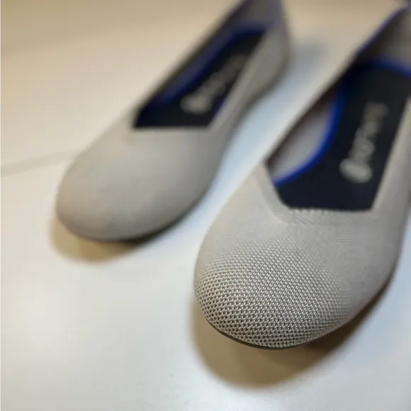 Rothy’s Flats Retired Round Toe Recycled Gray SZ 11 - LIKE NEW!