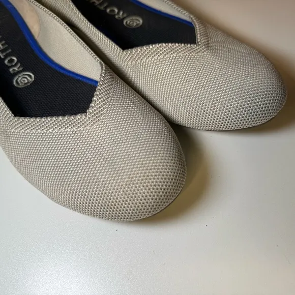 Rothy’s Flats Retired Round Toe Recycled Gray SZ 11 - LIKE NEW!