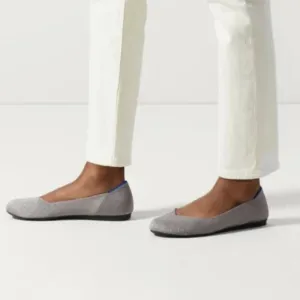 Rothy’s Flats Retired Round Toe Recycled Gray SZ 11 - LIKE NEW!