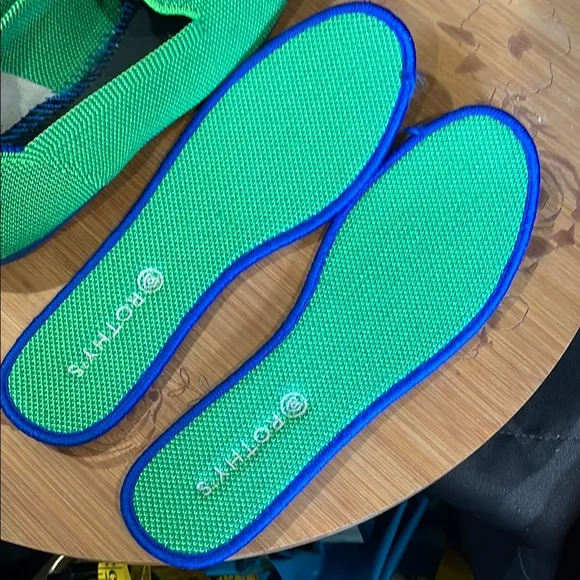 Rothy's Green and Blue Dress Shoes