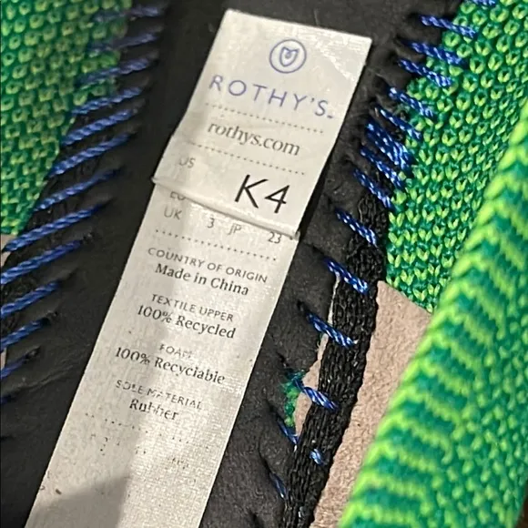 Rothy's Green and Blue Dress Shoes