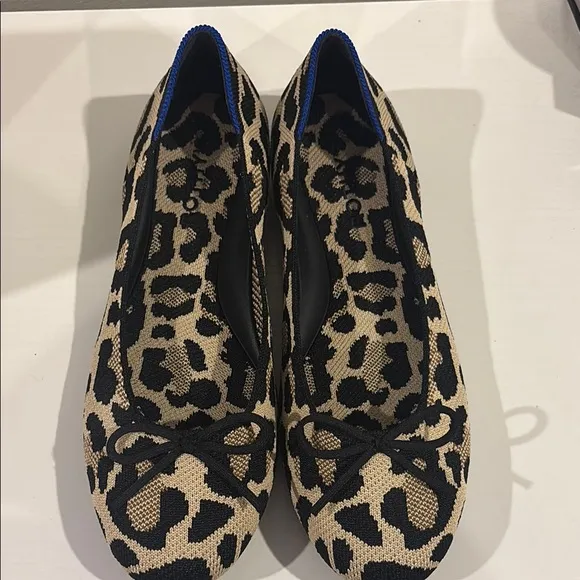 Rothys Leopard Print Ballet Flats