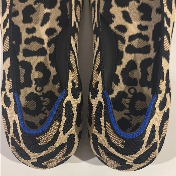 Rothys Leopard Print Ballet Flats