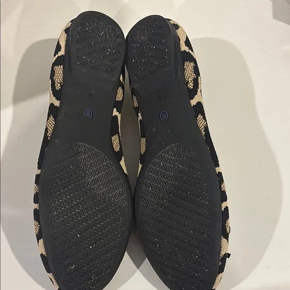 Rothys Leopard Print Ballet Flats