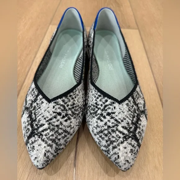 Rothy's Point Python Women's Flats