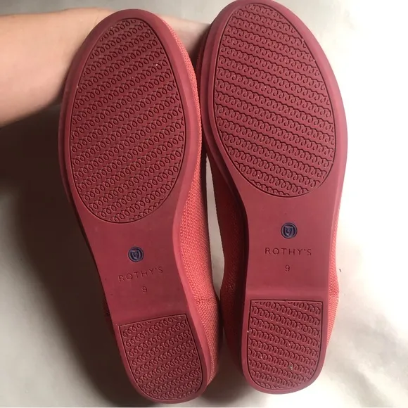 ❤️Rothy’s Retired Round Toe Copper Pink the Flat Flats Shoes W9