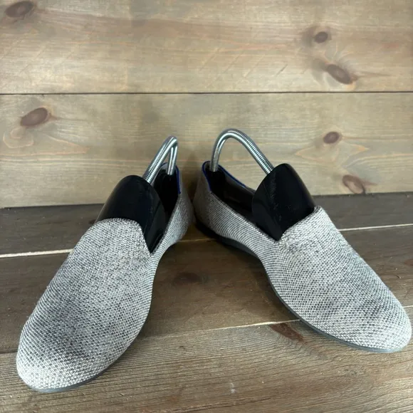 rothys round toe womens size 10 shoes gray slip on comfort ballet flats