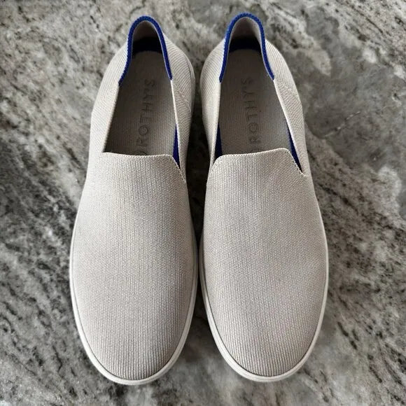 Rothys Sneaker Womens Shoes Size 8.5 The Original Slip On Sneaker beige sand