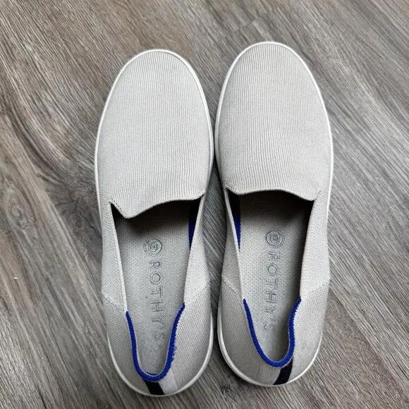 Rothys Sneaker Womens Shoes Size 8.5 The Original Slip On Sneaker beige sand