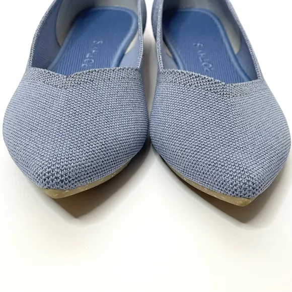 Rothy’s | Something Blue The Point Size 8.5 Pointed Toe Sparkle Blue Flats
