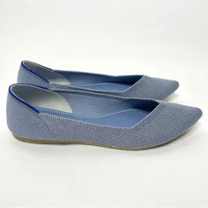 Rothy’s | Something Blue The Point Size 8.5 Pointed Toe Sparkle Blue Flats