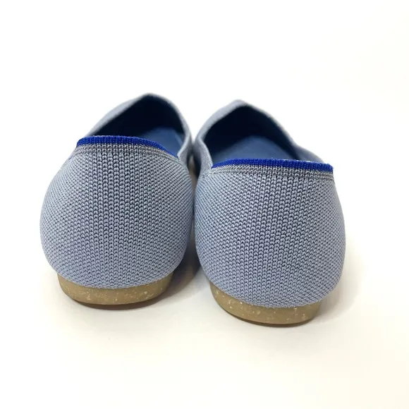 Rothy’s | Something Blue The Point Size 8.5 Pointed Toe Sparkle Blue Flats
