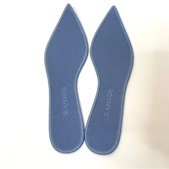 Rothy’s | Something Blue The Point Size 8.5 Pointed Toe Sparkle Blue Flats