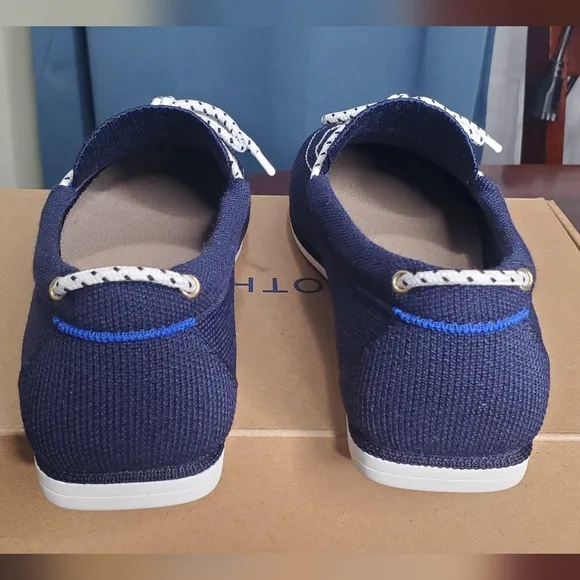 ROTHY'S THE BOAT SHOE IN BAY BLUE