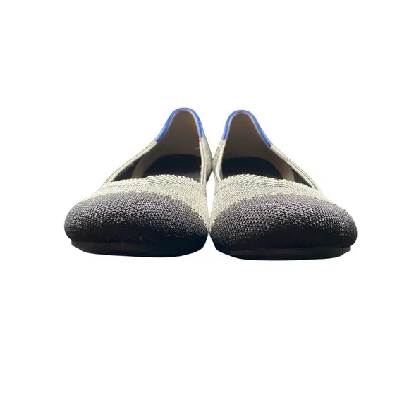 Rothy’s The Flat in Grey Mist Captoe Flat Slip On Comfort Women’s Size 7