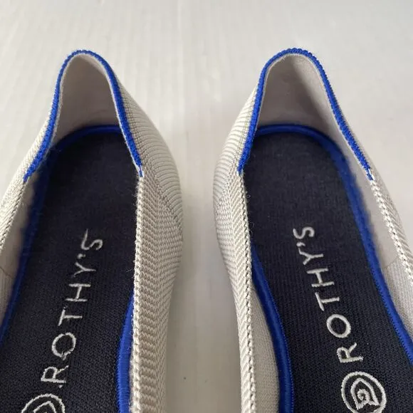 Rothy’s The Flat Round Toe Ballet Flats Sz 9.5 Slip On Casual Washable Shoes